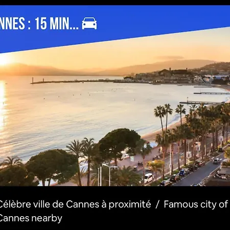 Impeccable 3 Pieces -Clim -2 Terrasses ,La Plage A 50M Juan Les Pins Proche Cannes