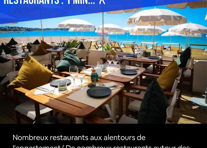 Apartamento Impeccable 3 Pieces Avec Balcons, La A 50m Juan Les Pins Proche Cannes