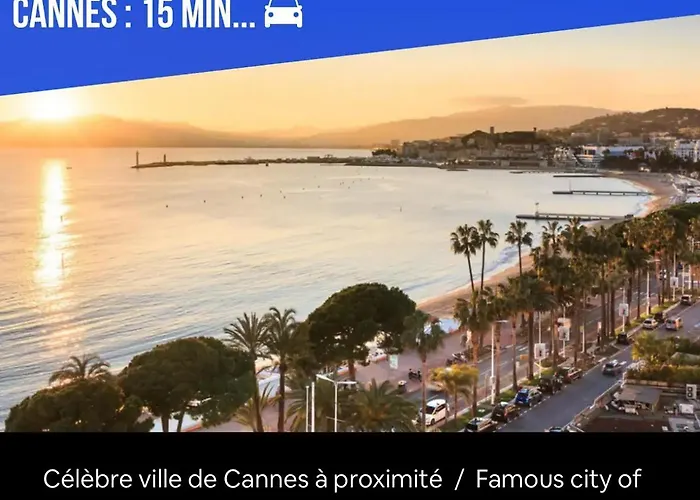 Impeccable 3 Pièces Avec Balcons, La à 50m Juan Les Pins Proche Cannes