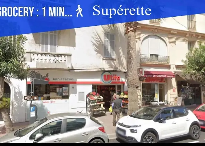 Impeccable 3 Pièces Avec Balcons, La à 50m Juan Les Pins Proche Cannes Appartamento